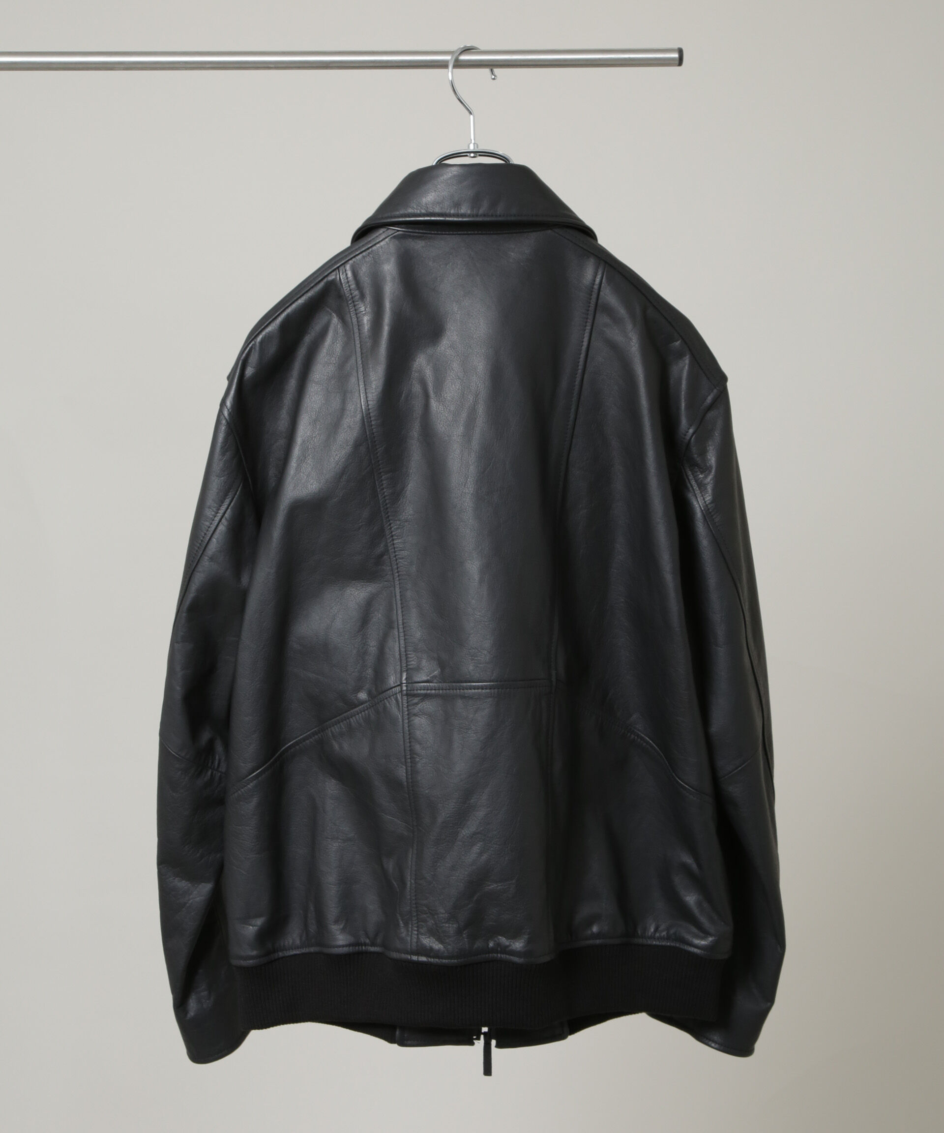 nano･universe「｢HOTEL PALACE｣ シングルライダース レザーJKT」|ライダースジャケット|