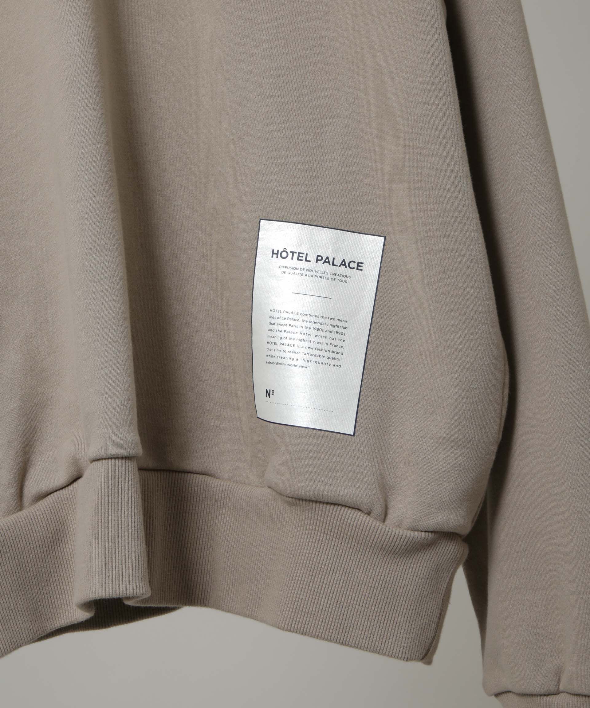 nano･universe「｢HOTEL PALACE｣ スキッパーロゴスウェット」|Tシャツ・カットソー|