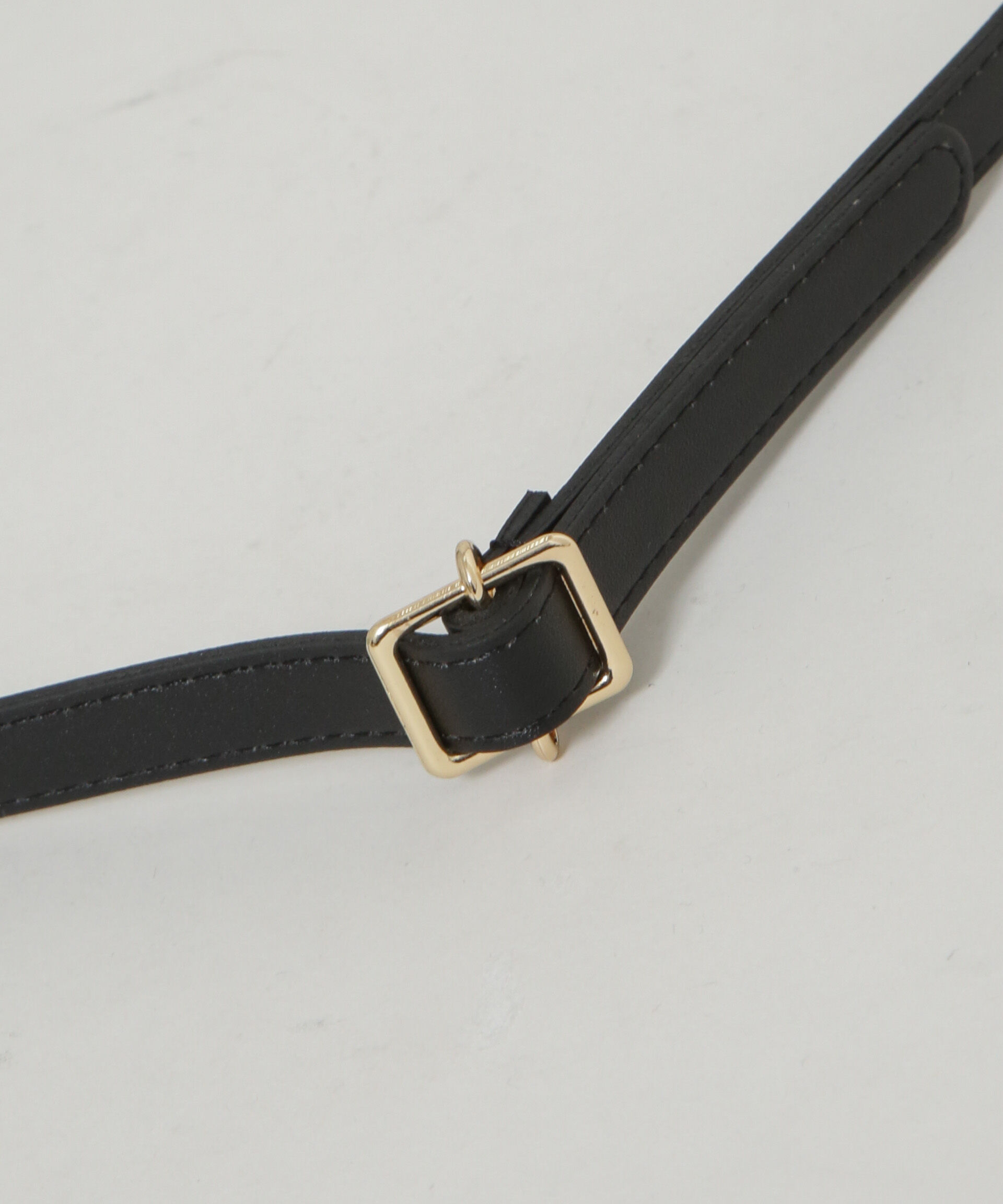 nano･universe「無段階調整 スクエア型バックルベルト」|ベルト|