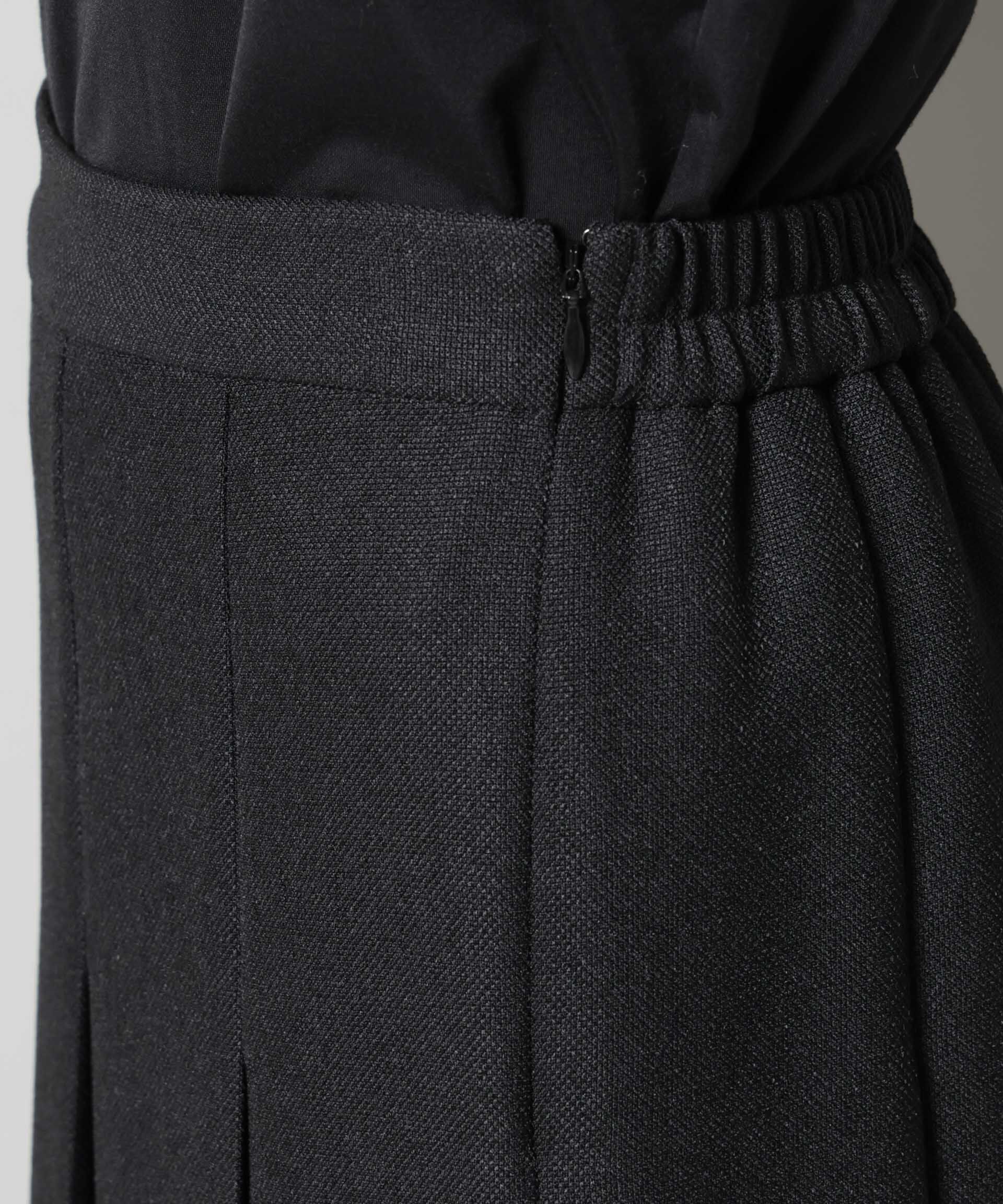 nano･universe「ワイドプリーツロングスカート」|スカート|