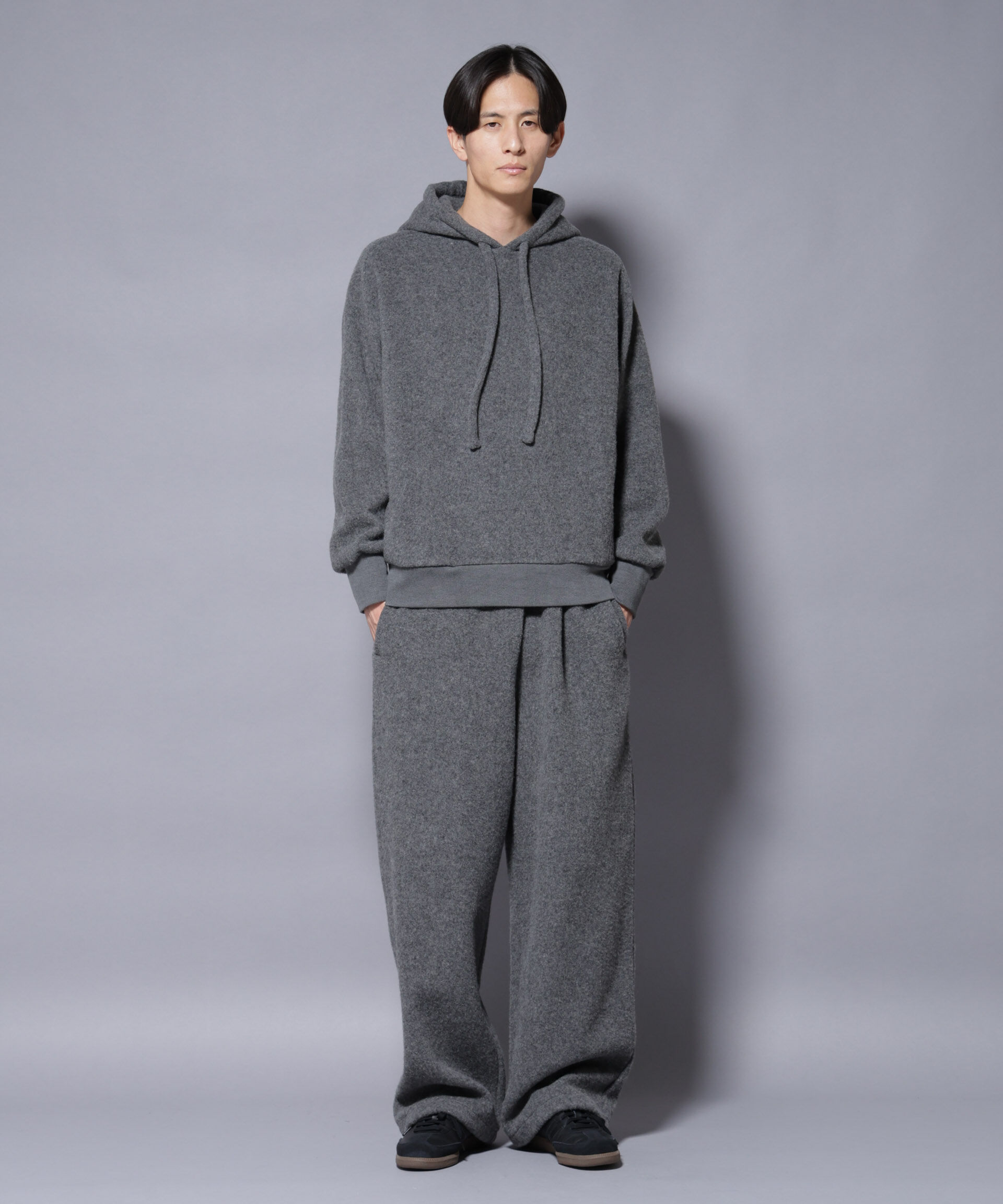 nano･universe「MIYATA&times;NANO JAPANMADE　ウールコットンイージーパンツ」|チノ|