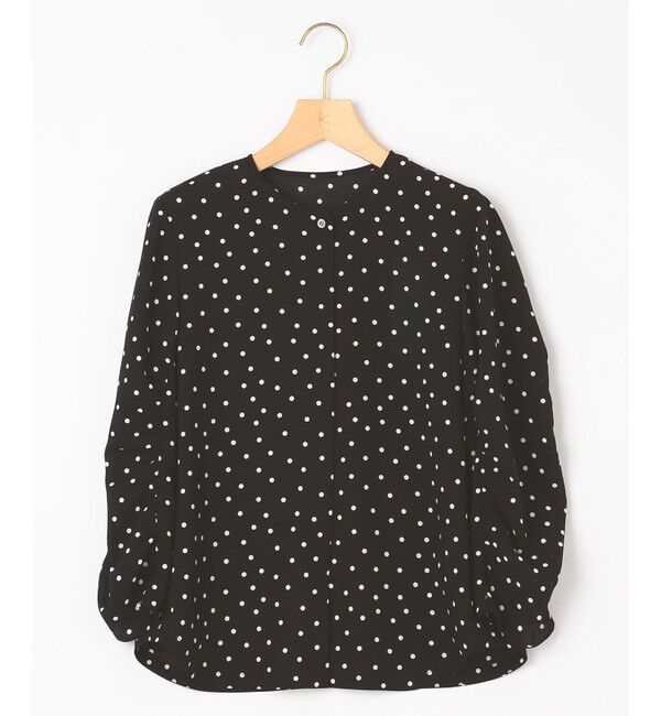 組曲「ドットジョーゼットプリント ブラウス」|シャツ・ブラウス|