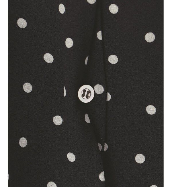 組曲「ドットジョーゼットプリント ブラウス」|シャツ・ブラウス|