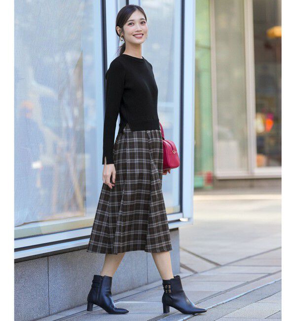 ANY SIS「ドッキングニット ワンピース」|ワンピース|