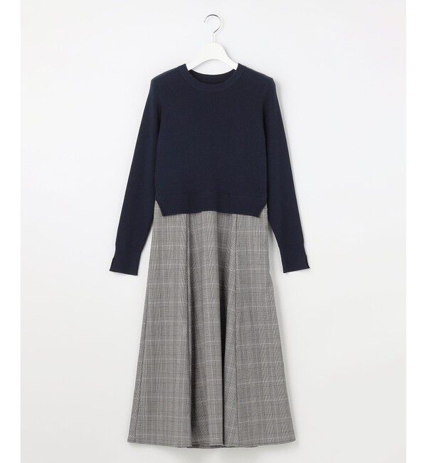 ANY SIS「ドッキングニット ワンピース」|ワンピース|