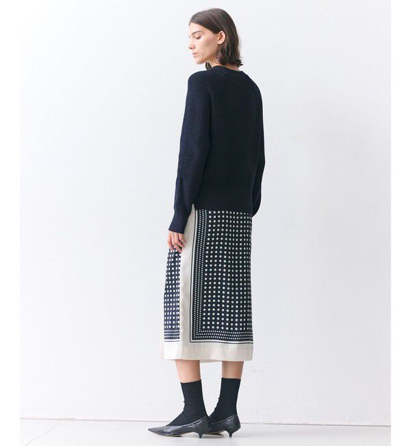 BEIGE,「【GISELe掲載】HELIODOR / スポンディッシュマリンボタンニット」|ニット・セーター|