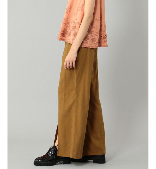 GRACE CONTINENTAL「フロントスリットパンツ」|チノ|