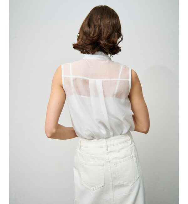 Grace Class「シアーボウタイノースリーブ」|シャツ・ブラウス|