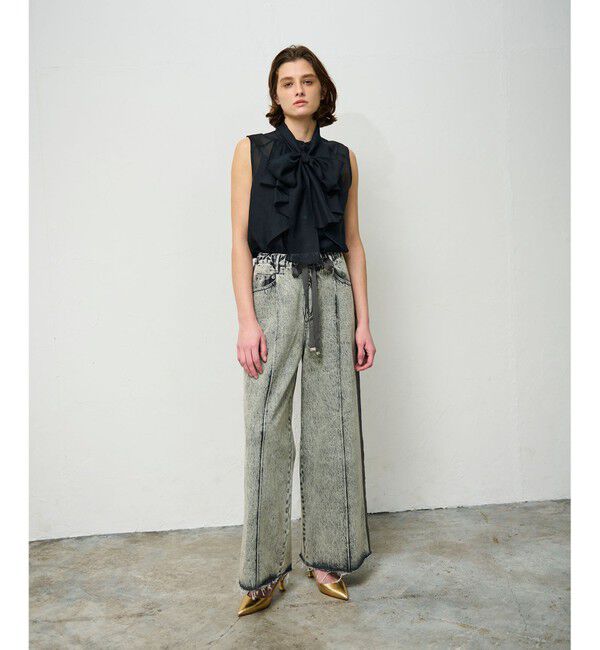 Grace Class「シアーボウタイノースリーブ」|シャツ・ブラウス|