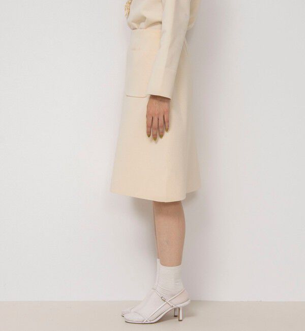 NOLLEY'S「《セットアップ対応》《手洗い可能》ニットミニスカート」|台形|