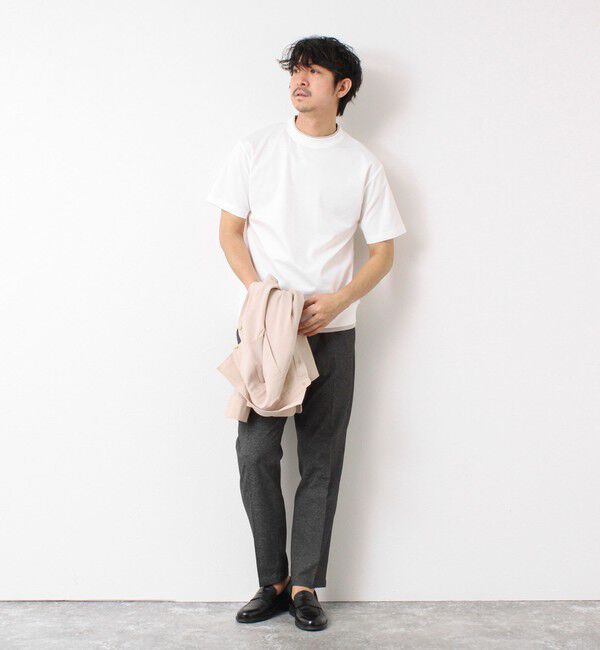 NOLLEY'S goodman「《接触冷感》スーピマコットン ダブルカラーTee 25SS」|Tシャツ・カットソー|