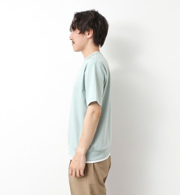 NOLLEY'S goodman「《接触冷感》スーピマコットン ダブルカラーTee 25SS」|Tシャツ・カットソー|