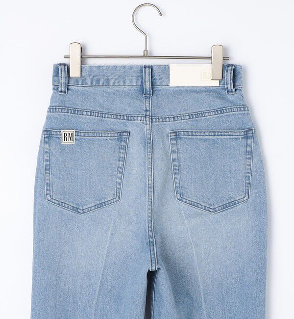 Rie Miller「【RM denim】センタープレスハイウエストパンツ」|デニム|