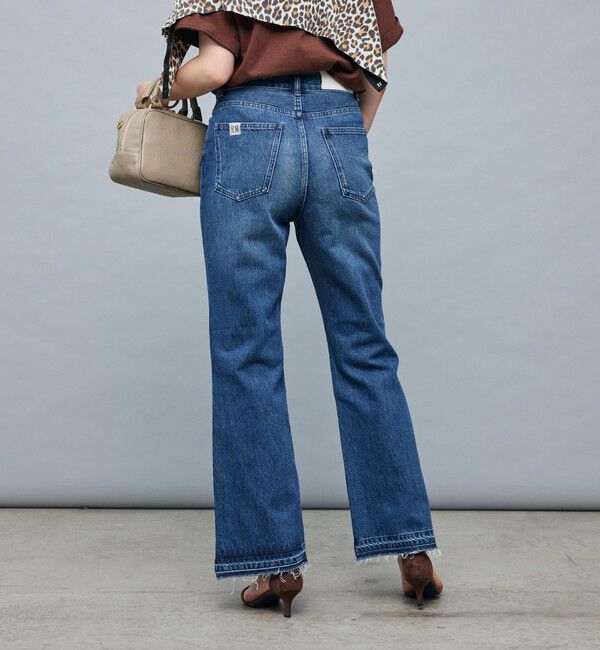 Rie Miller「【RM denim】ハイウエストソフトフレアデニム」|デニム|