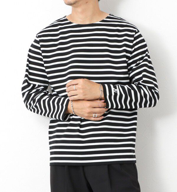 NOLLEY'S goodman「MVSシルケットボーダーBN」|Tシャツ・カットソー|