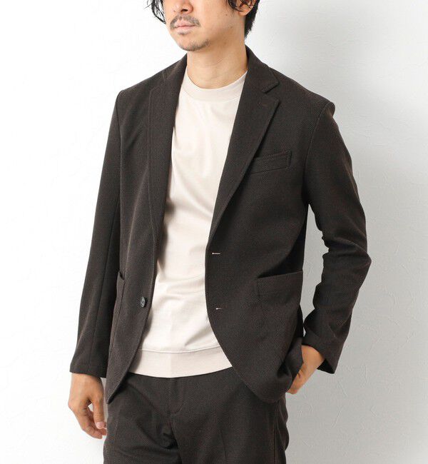 NOLLEY'S goodman「《ビジカジ/セットアップ対応》【尾州】先染めハニカムイージーJK 25AW」|テーラードジャケット|
