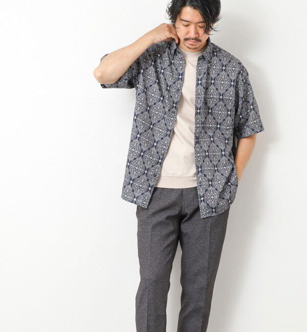 NOLLEY'S goodman「【DotAir】吸水速乾 総柄BDシャツ 25SS」|シャツ・ブラウス|