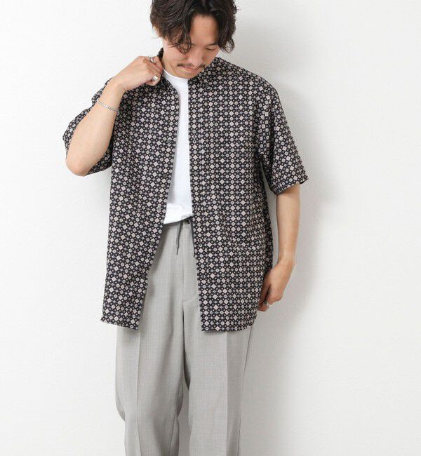 NOLLEY'S goodman「【DotAir】吸水速乾 総柄BDシャツ 25SS」|シャツ・ブラウス|