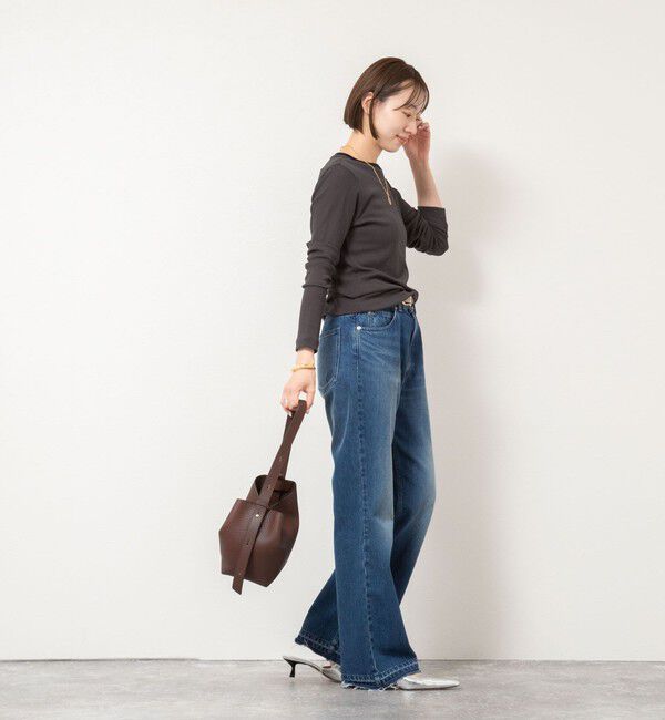 NOLLEY'S sophi「シアー配色トリミングロンT」|Tシャツ・カットソー|