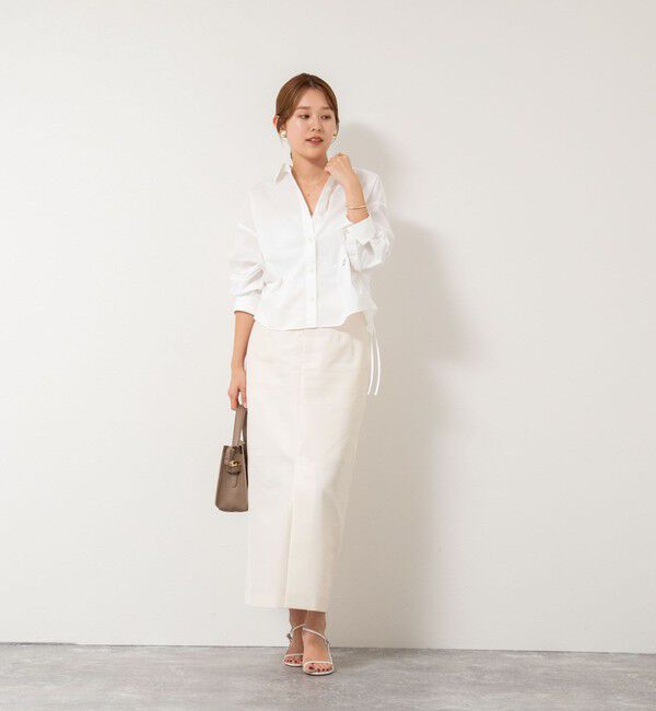 NOLLEY'S「ウォッシャブル撥水ツイルチノスカート」|スカート|