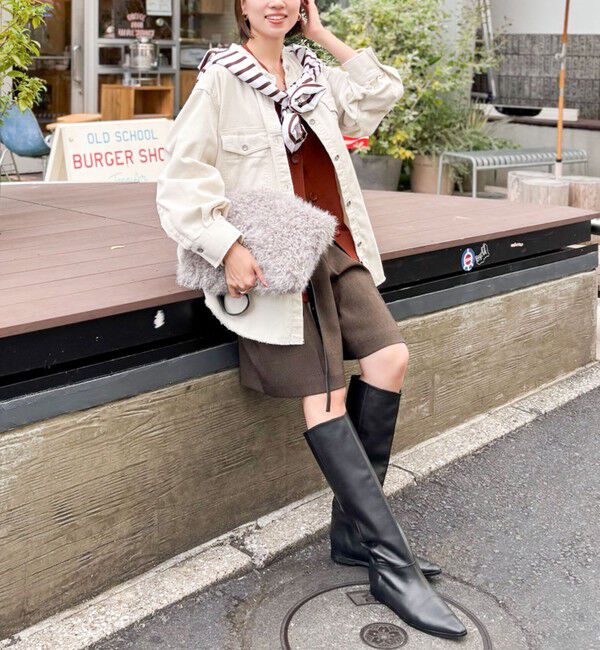 NOLLEY'S「《セットアップ対応》ウォッシャブルウール調ストレッチハーフパンツ」|その他|