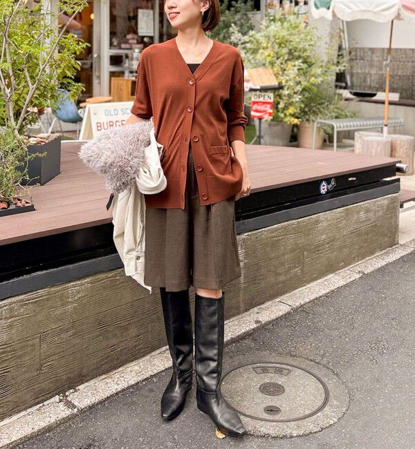 NOLLEY'S「《セットアップ対応》ウォッシャブルウール調ストレッチハーフパンツ」|その他|