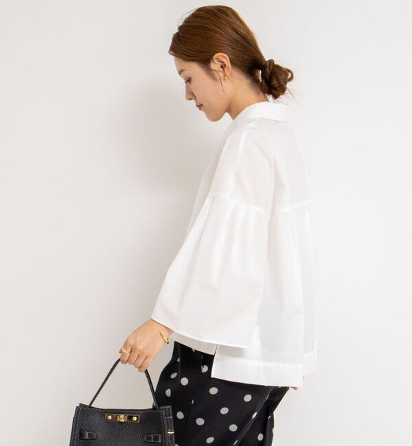 NOLLEY'S「《セットアップ対応》袖フレアボリュームシャツ」|シャツ・ブラウス|