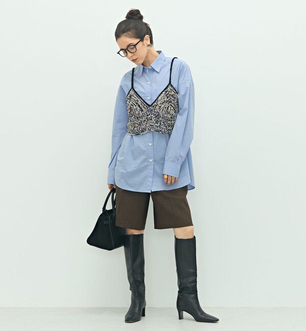 Laraaji「《手洗い可能》かぎ針編みキャミソール」|ニット・セーター|