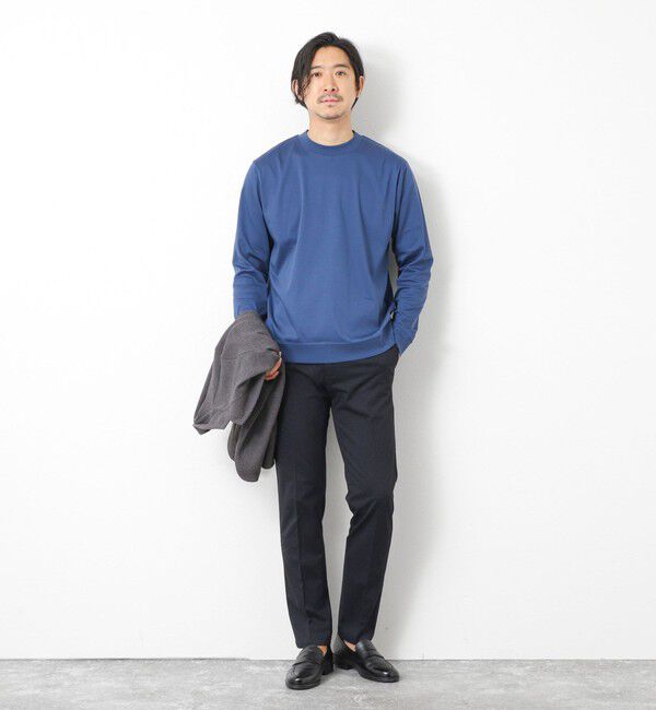 NOLLEY'S goodman「《ビジカジ対応》シルケットスムースドレスL/S Tシャツ 25AW」|Tシャツ・カットソー|