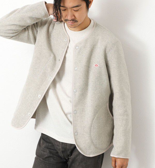 NOLLEY'S goodman「【DANTON/ダントン】JD-8939 FLEECE COLLARLESS JACKET 25AW」|ブルゾン・スタジャン|キナリ