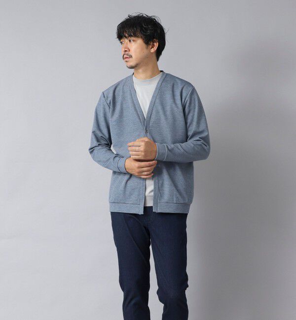 NOLLEY'S goodman「【ACTIVE SECT】《限定展開》ストレッチミラノリブワンボタンカーディガン 25AW」|カーディガン|