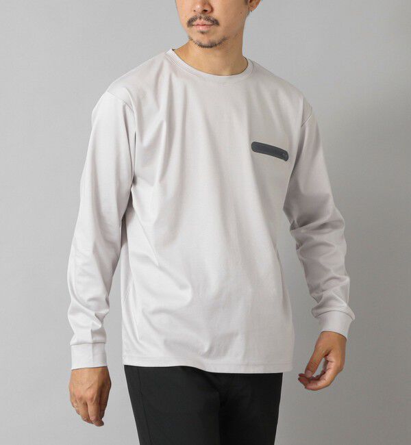 NOLLEY'S goodman「【ACTIVE SECT】《限定展開》シーリングポケットロンT 25AW」|Tシャツ・カットソー|グレーベージュ