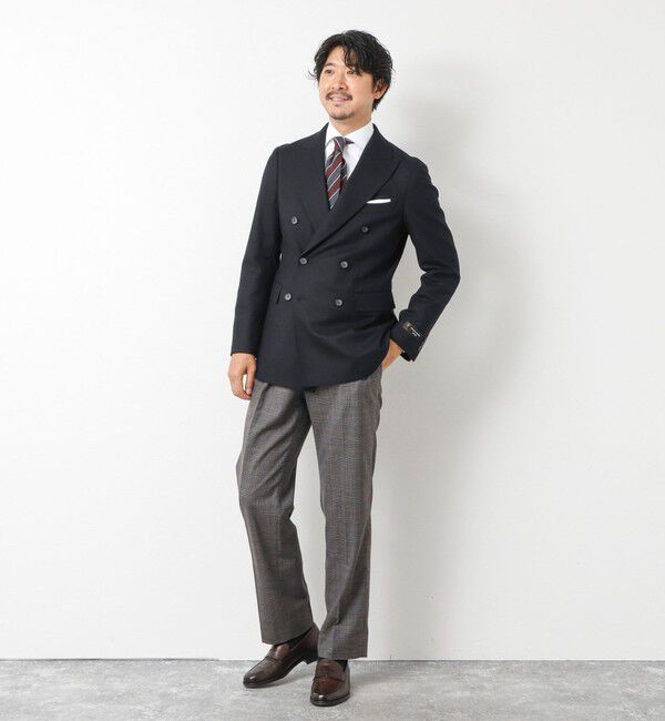 NOLLEY'S goodman「《ビジカジ対応》尾州 WOOL W JACKET 25AW」|テーラードジャケット|