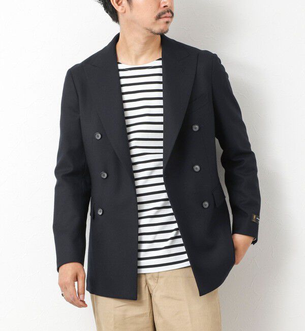 NOLLEY'S goodman「《ビジカジ対応》尾州 WOOL W JACKET 25AW」|テーラードジャケット|