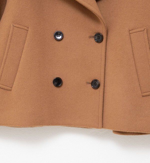 NOLLEY'S「ウールカシミヤダブルブレストコート」|ピーコート|