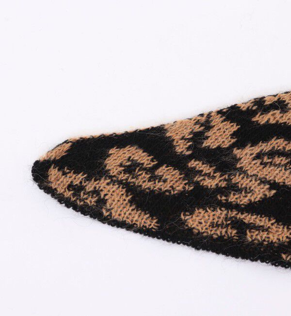 NOLLEY'S「トライアングルレオパード柄ストール」|ストール|