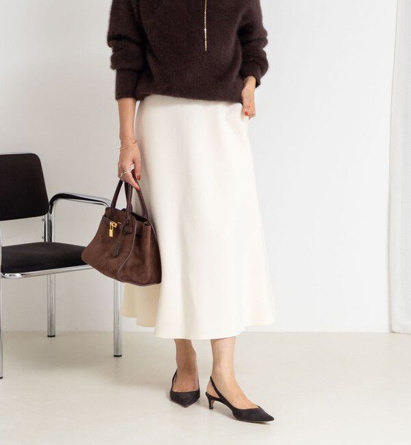 NOLLEY'S sophi「《セットアップ対応》ウォッシャブルダンボールフレアスカート」|フレア|