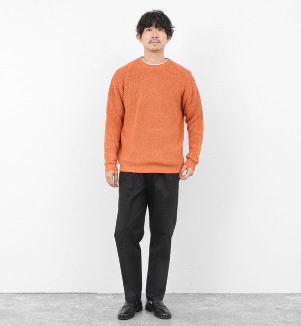 NOLLEY'S goodman「《2点セット》ウォッシャブル/抗菌加工 片畦7Gプルオーバー(ロンT付) 25AW」|ニット・セーター|