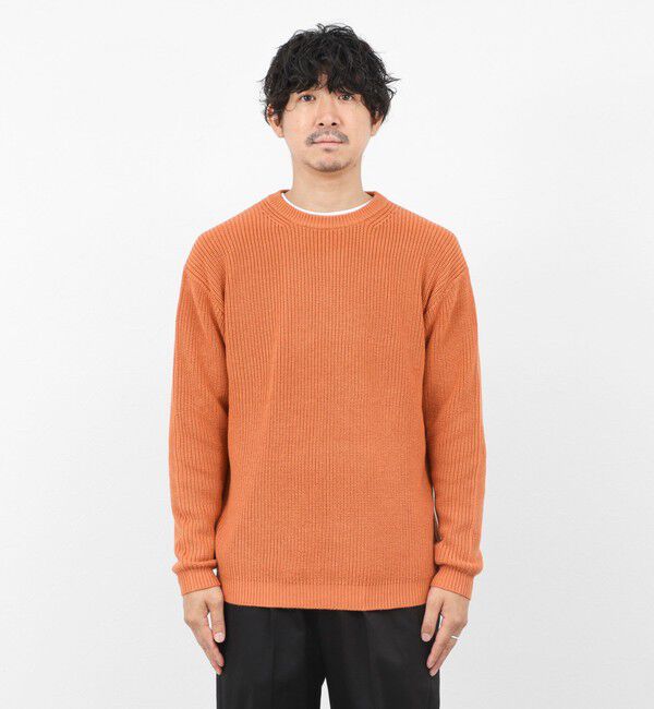 NOLLEY'S goodman「《2点セット》ウォッシャブル/抗菌加工 片畦7Gプルオーバー(ロンT付) 25AW」|ニット・セーター|