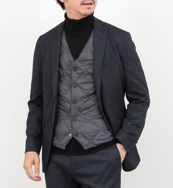 NOLLEY'S goodman「【TAION/タイオン】SINGLE SNAP BUTTON DOWN GILET 25AW」|ダウンベスト・ベスト|