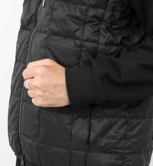 NOLLEY'S goodman「【TAION/タイオン】W-ZIP DOWN HOODIE with SWEATS SLEEVE 25AW」|ダウン|