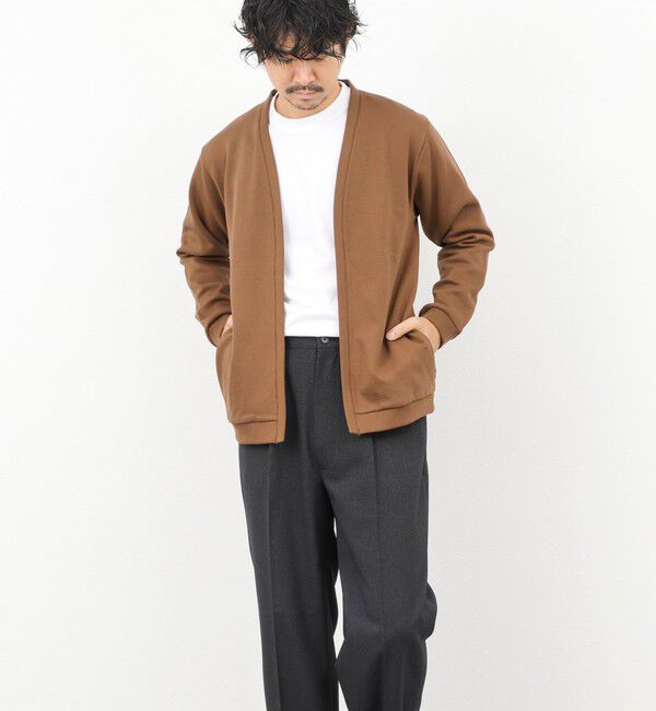 NOLLEY'S goodman「【ACTIVE SECT】《限定展開》接結ボタンレスカーディガン 25AW」|カーディガン|