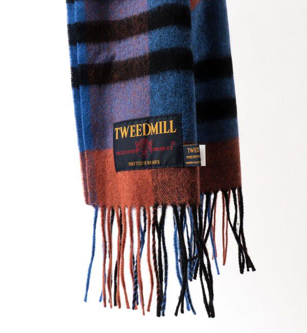 NOLLEY'S goodman「【TWEEDMILL/ツイードミル】Lambswool Muffler Check 25」|マフラー|