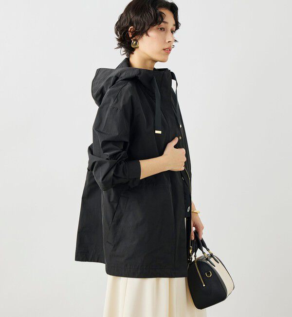 NOLLEY'S「【WEB＆一部店舗限定色アイテム】ウォッシャブル2WAY撥水フーテッドブルゾン」|ブルゾン・スタジャン|