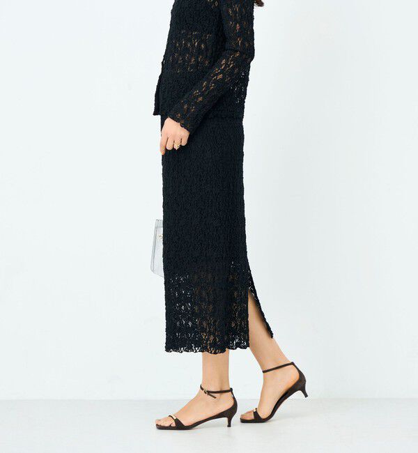NOLLEY'S sophi「ウォッシャブルストレッチレースタイトスカート」|タイト|
