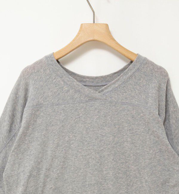 Rie Miller「ウォッシャブル2WAYアメフトライクロンT」|Tシャツ・カットソー|