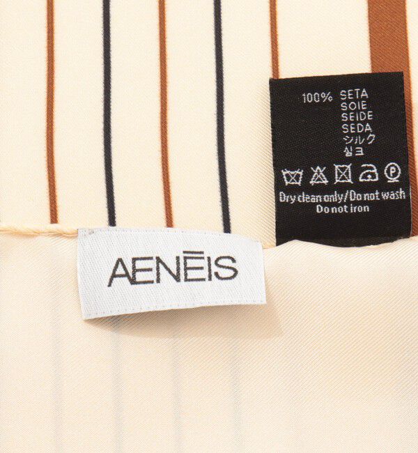 NOLLEY'S sophi「【AENEIS/エイネス】MINIMAL ILLUSIONシルクスカーフ」|ストール|