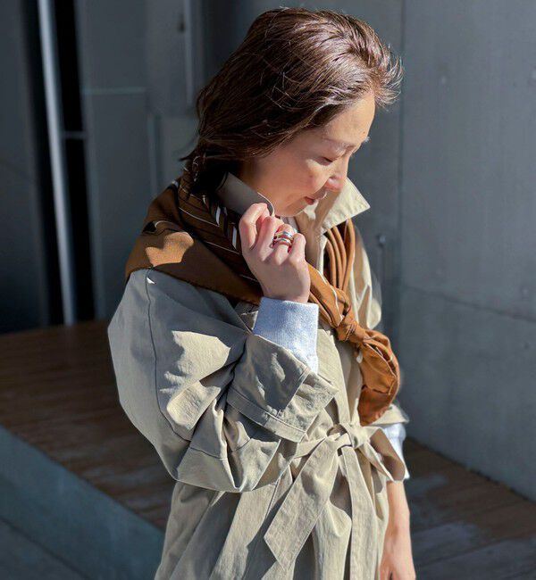 NOLLEY'S sophi「【AENEIS/エイネス】MINIMAL ILLUSIONシルクスカーフ」|ストール|