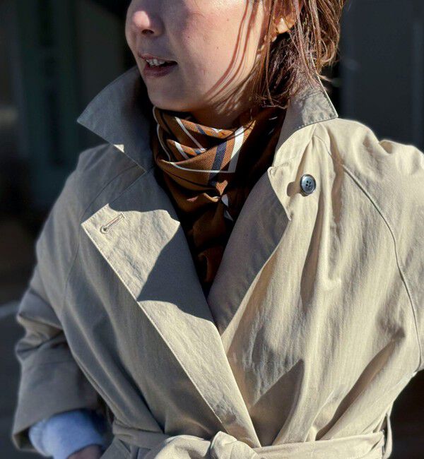 NOLLEY'S sophi「【AENEIS/エイネス】MINIMAL ILLUSIONシルクスカーフ」|ストール|