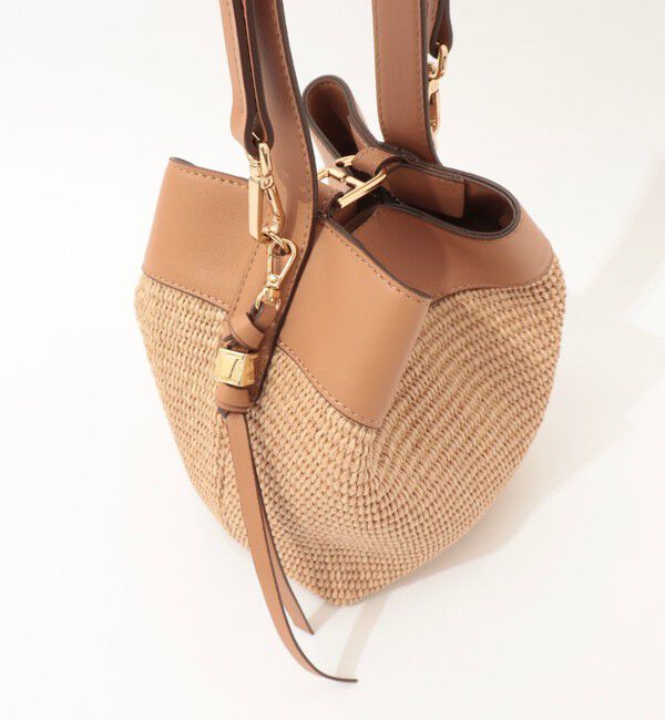 NOLLEY'S「【LORISTELLA/ロリステッラ】キューブワンハンドル雑材コンビバッグ」|ショルダー・メッセンジャー|